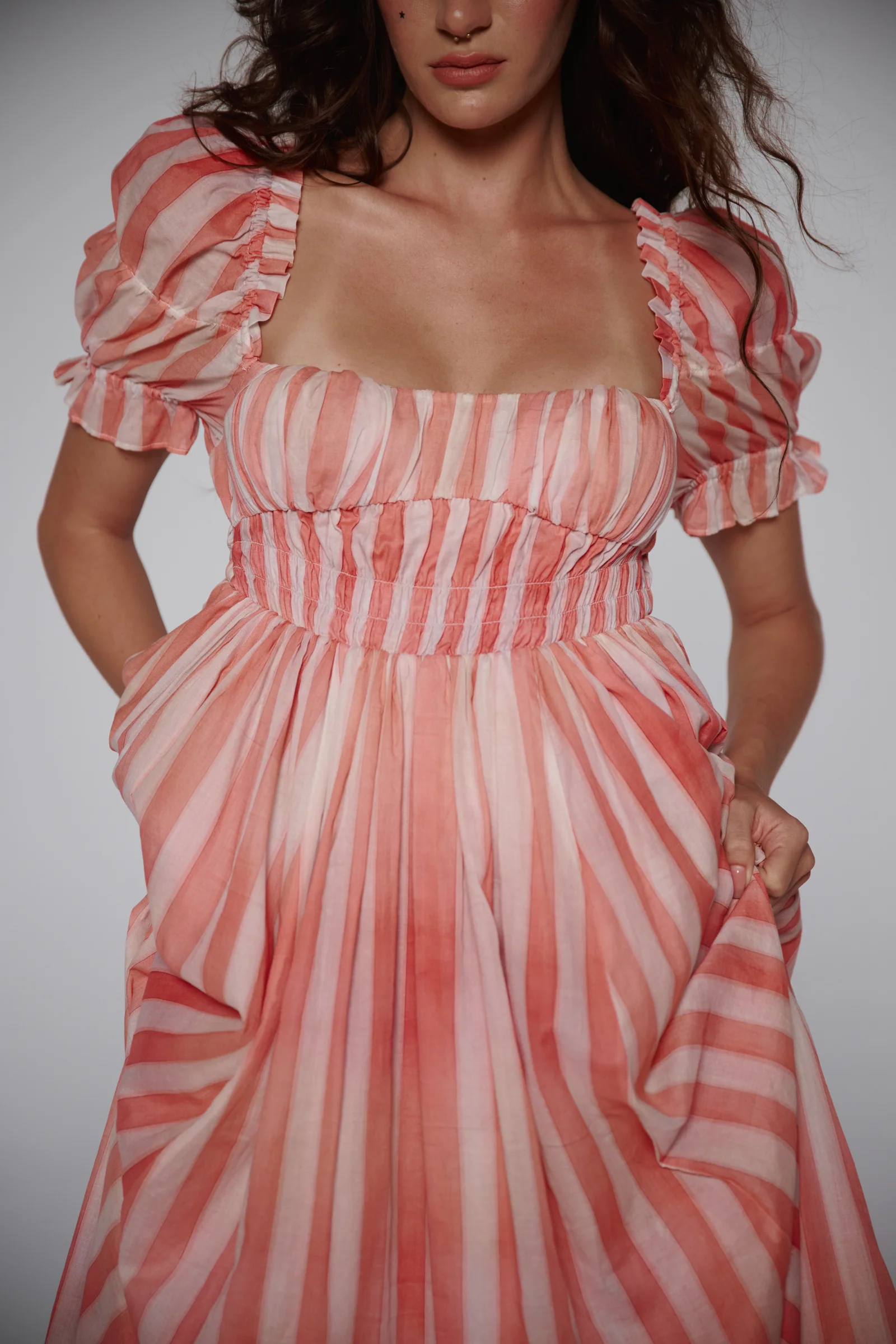 The American Woman Stripes Renfaire Gown - Image 3
