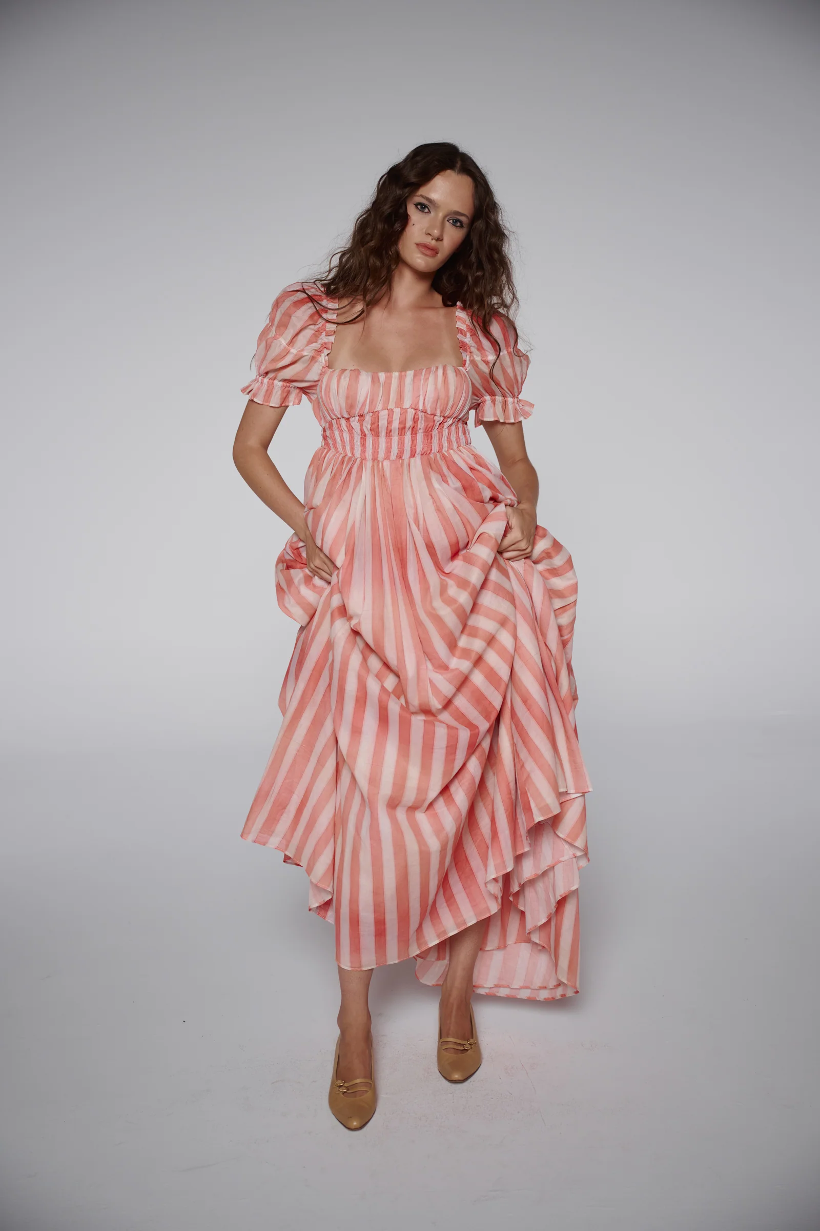The American Woman Stripes Renfaire Gown - Image 5