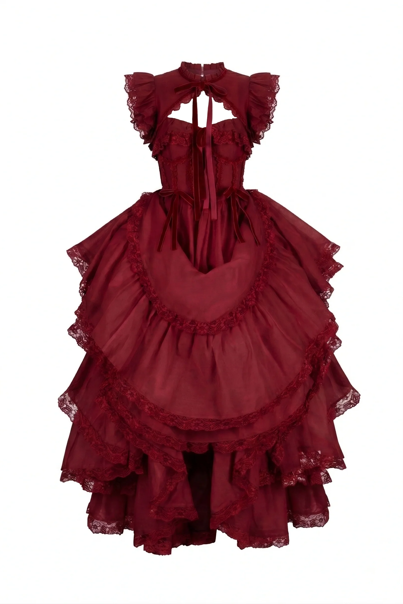 The Blood Red For Lovers Gown
