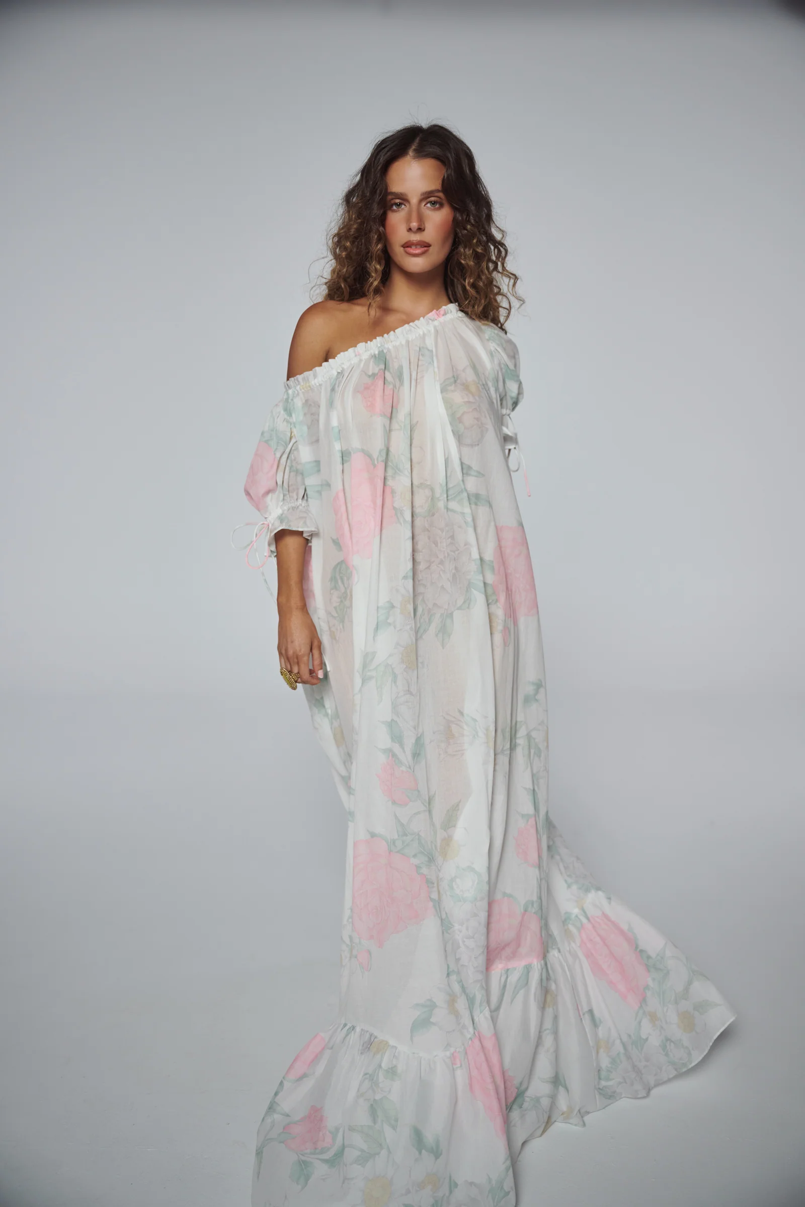 The Caroline Antique Chemise Gown - Image 3