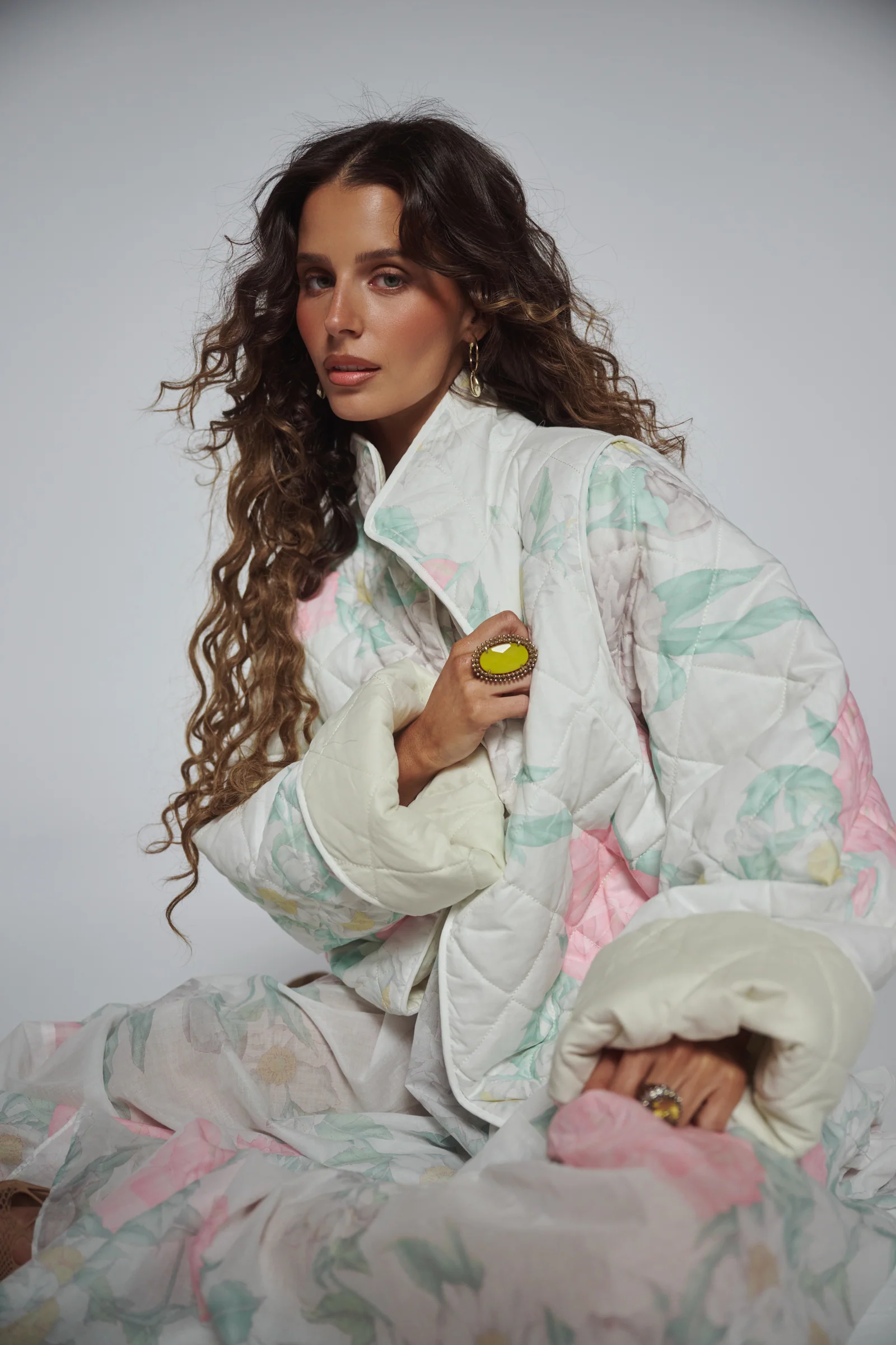 The Caroline Cropped Bonfire Puffer - Image 11