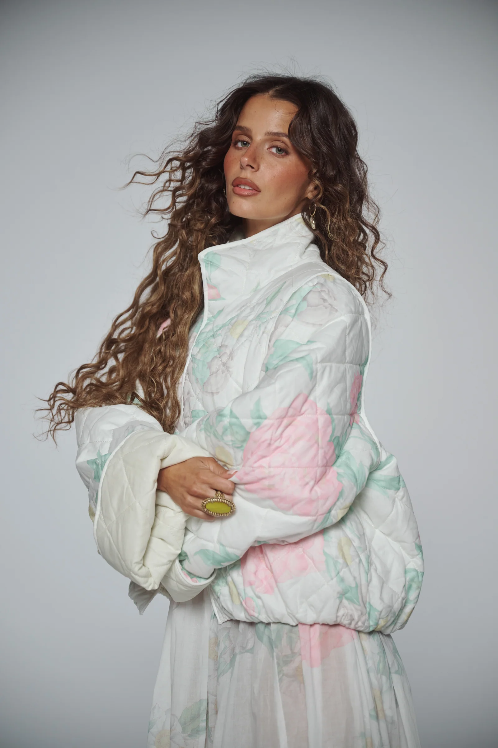 The Caroline Cropped Bonfire Puffer - Image 6