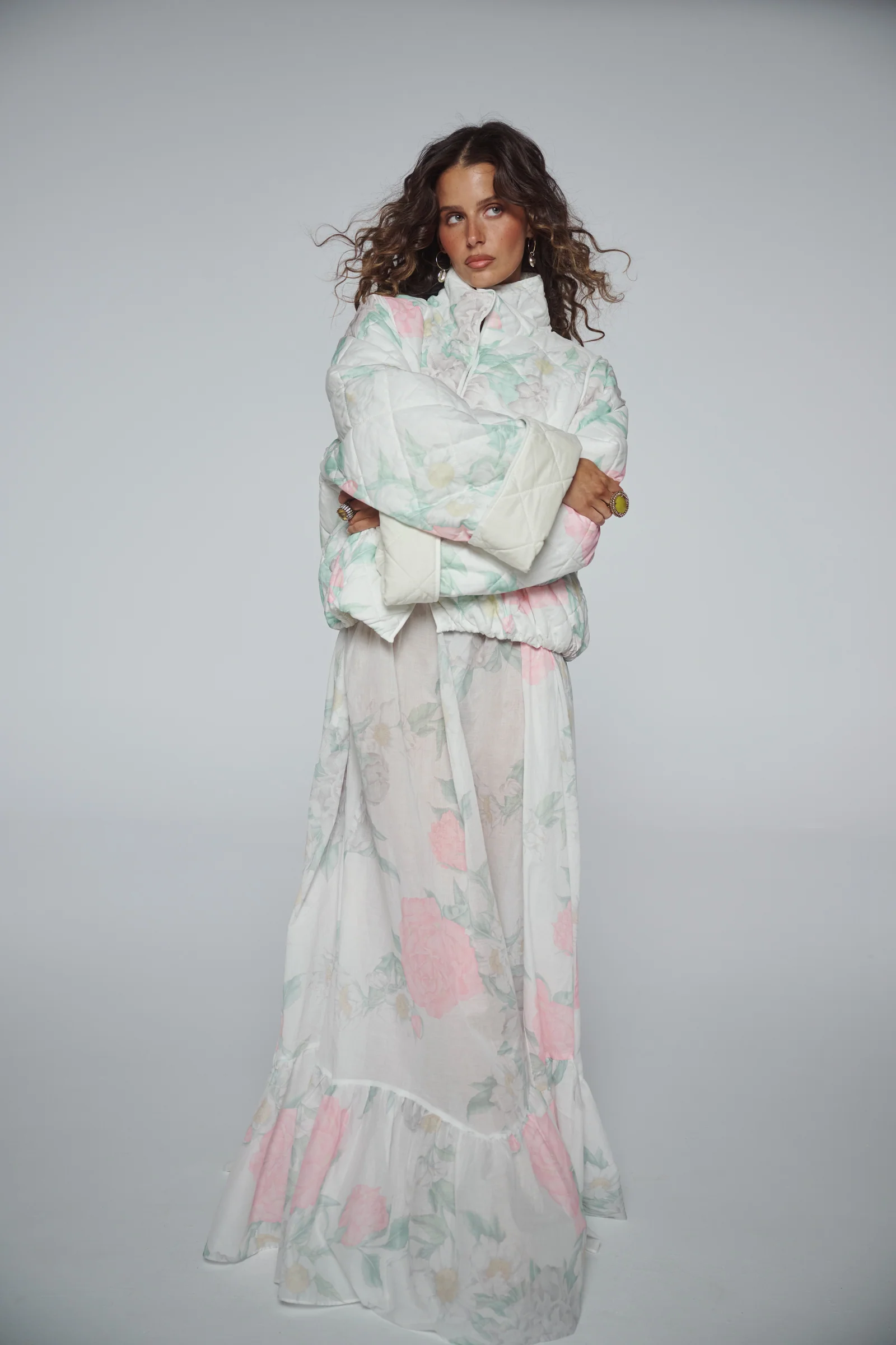 The Caroline Cropped Bonfire Puffer - Image 7