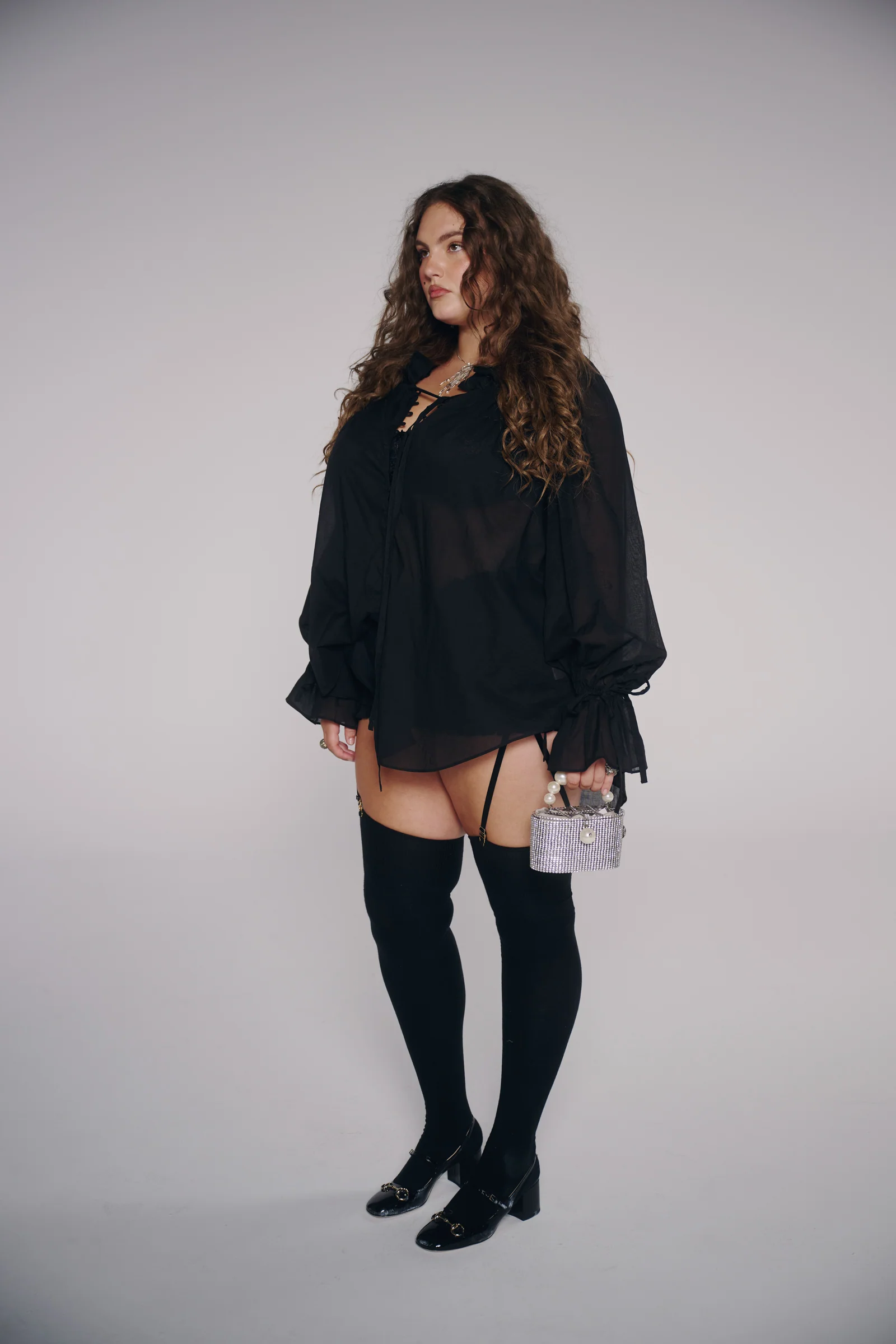 The Caviar Cotton Shakespeare Blouse - Image 4