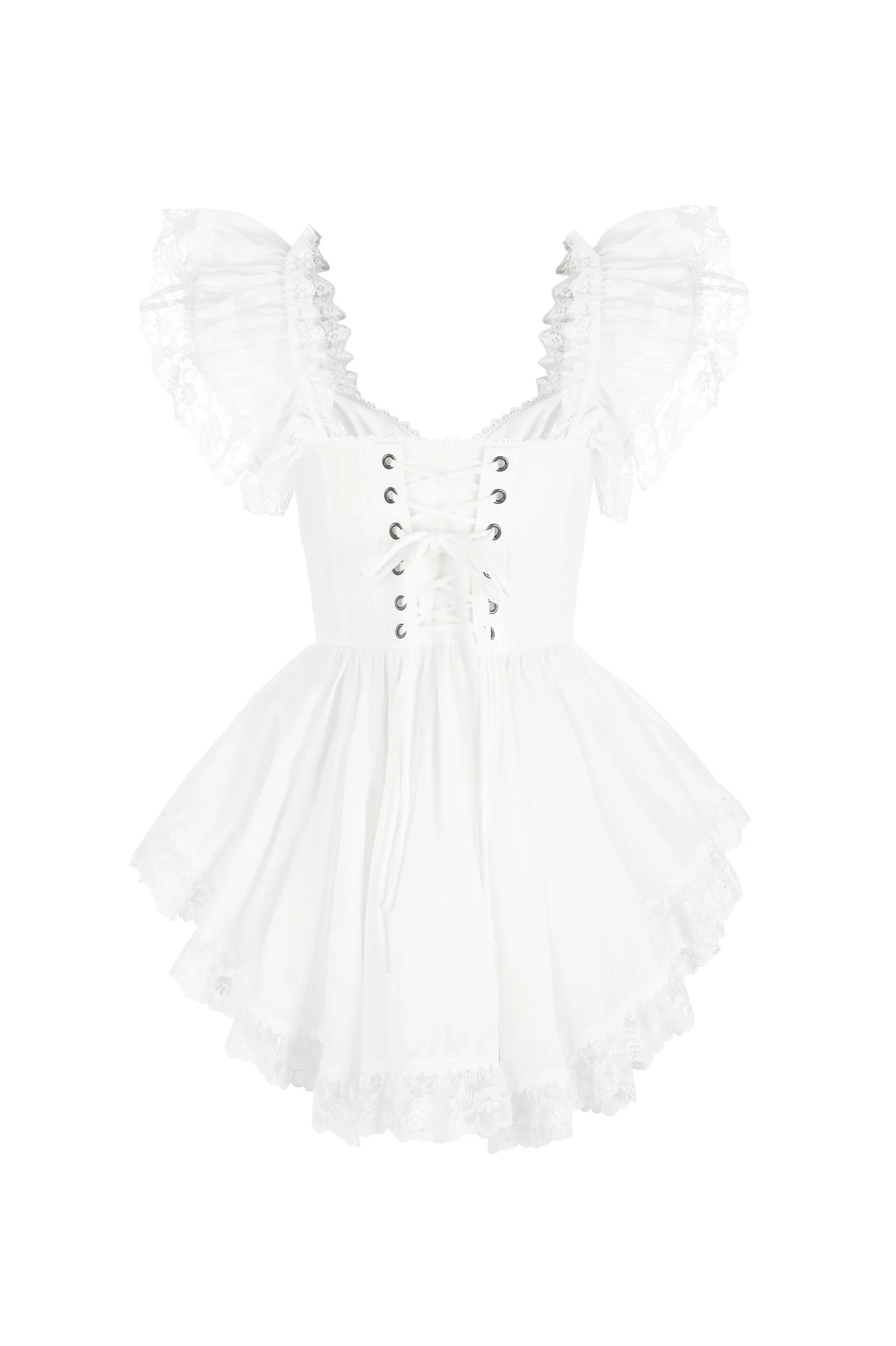 The Ivory Chantilly Corset - Image 16