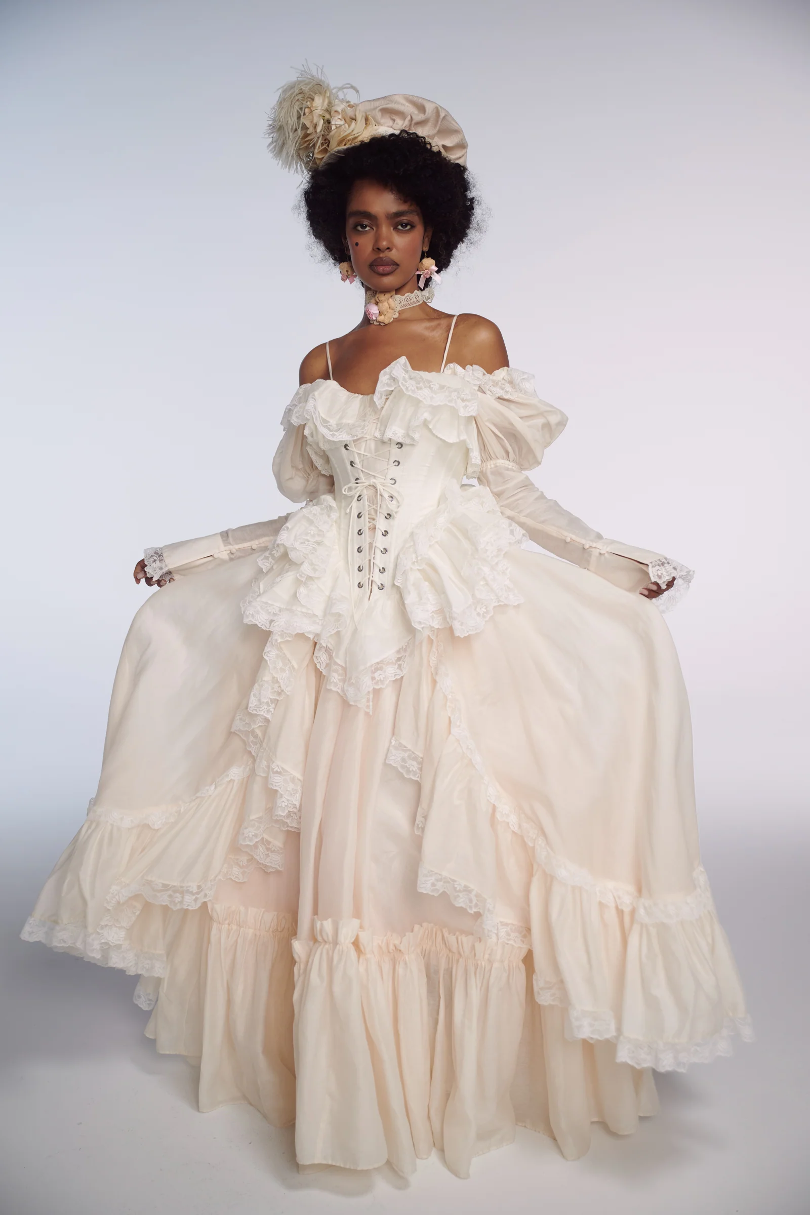 The Ivory Ren Faerie Corset - Image 7