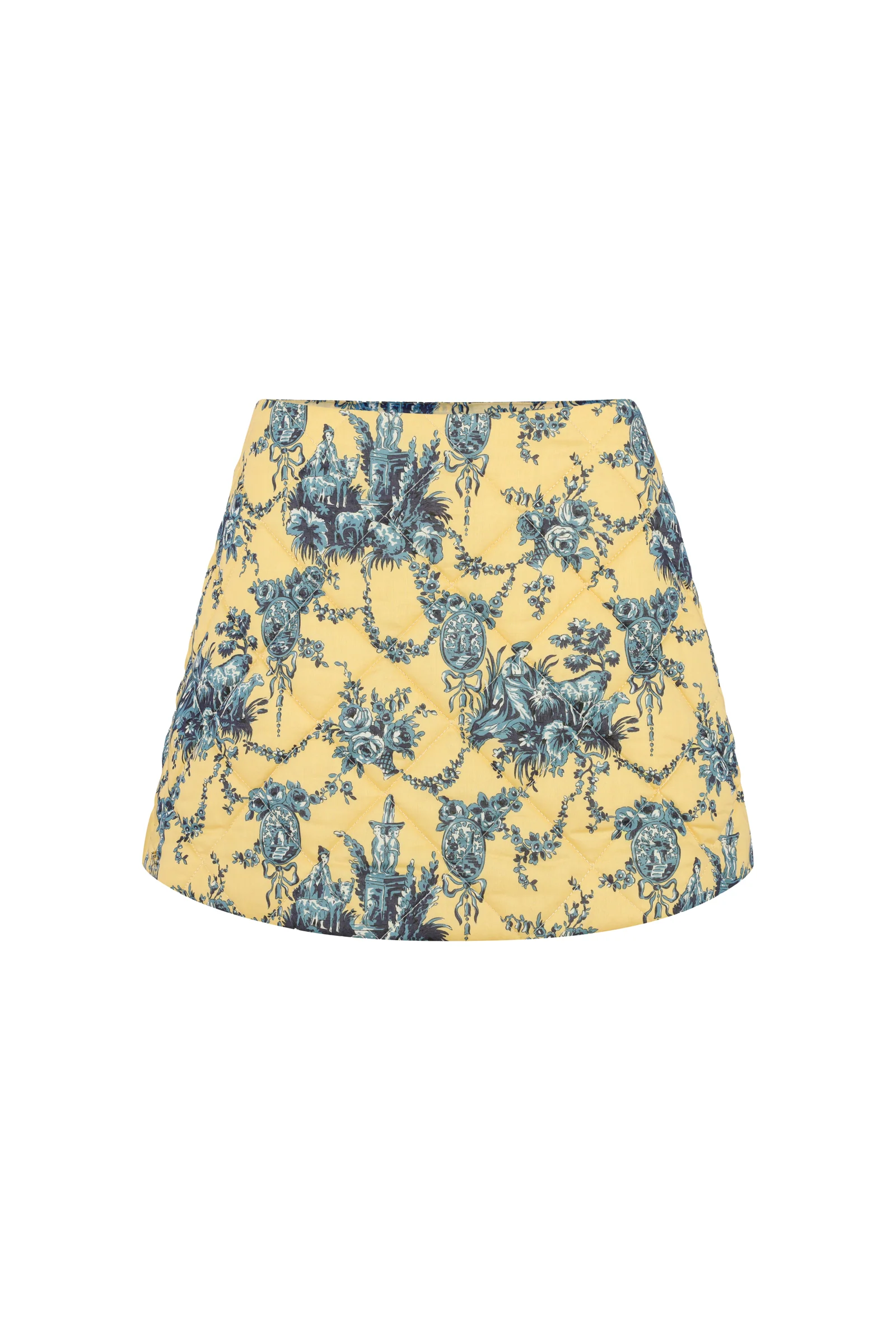 The Lumière Quilted Zipper Skirt - Image 2
